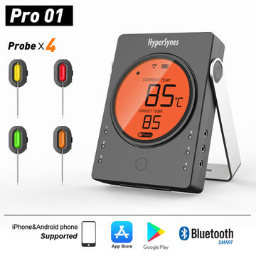 Bluetooth meat thermometer for smoker